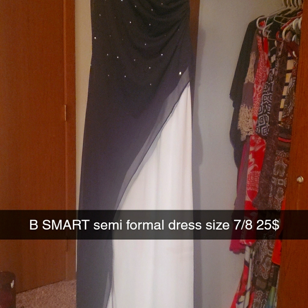 Semi formal strapless dress